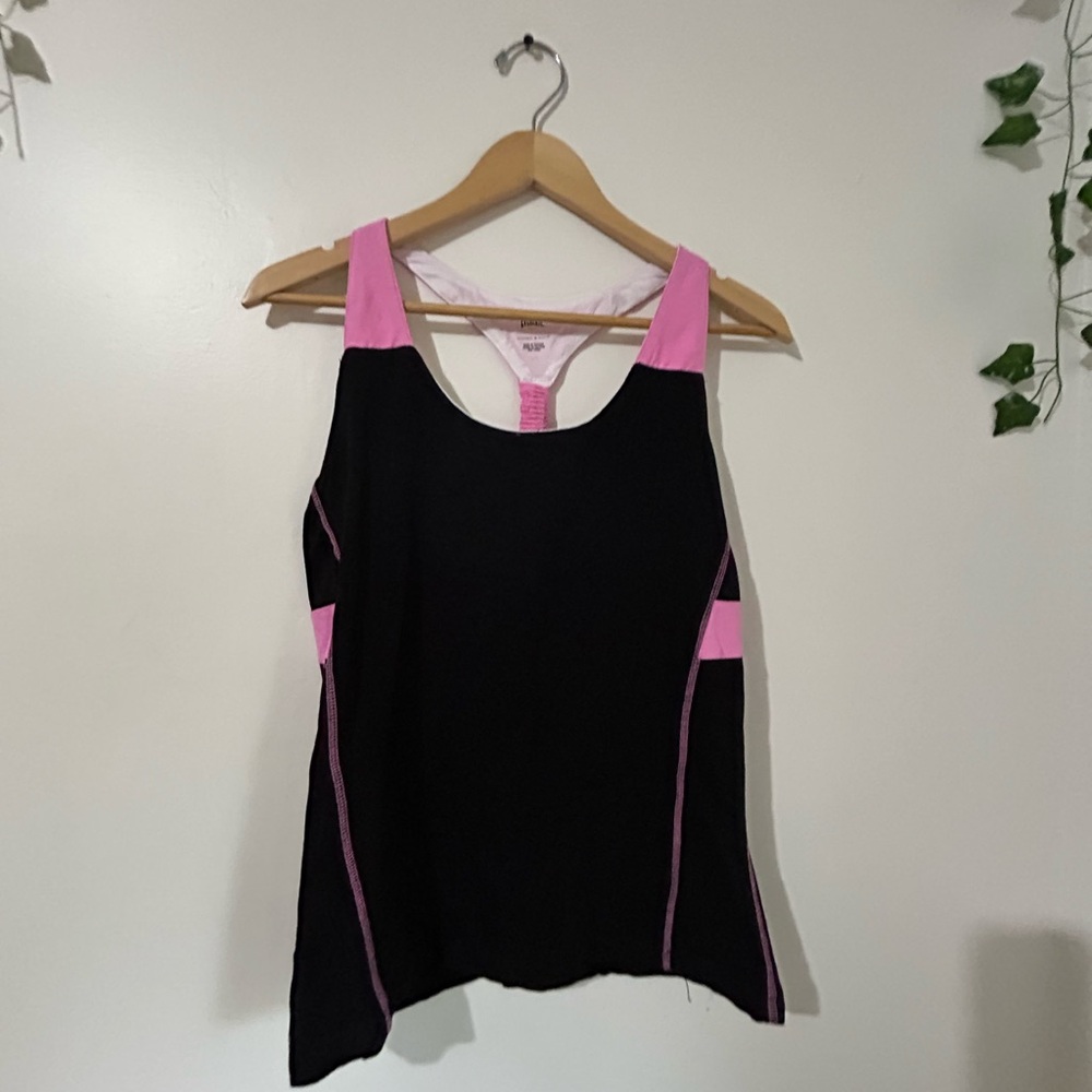 Everlast Black and Pink Women's Tank Top